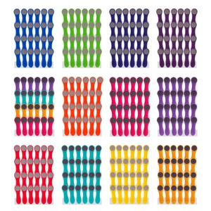 24 Wäscheklammern Wäscheclips Wäsche Klammern Edelstahlfedern Edelstahl Softgrip - Bild 1 von 42