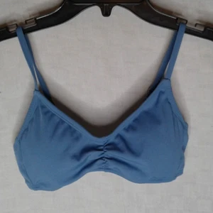 Shade & Shore Women XS (0-2) Baby Blue Removable Pads Bikini Swim Top - Picture 1 of 4