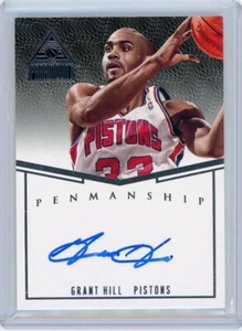 2014-15 Panini Paramount Basketball Penmanship Autograph #P-GH Grant Hill #36/49 - Picture 1 of 2