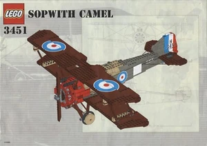 Lego Sculptures # 3451 Sopwith Camel- Bauanleitung (keine Steine!) - Bild 1 von 1