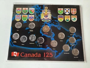 Canadische Münzen,125 Jahre Staatenbund Kanada mit Echtheitszertifikat - Bild 1 von 5
