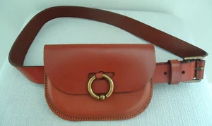 CC Double 0 Leather Belt Bag Women's XS/S Brown - Picture 1 of 6