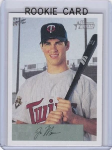 JOE MAUER ROOKIE CARD 2002 Bowman Heritage Baseball RC MINNESOTA TWINS - Picture 1 of 2