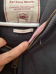 Sudadera con capucha con cremallera FAT FACE para mujer talla 6 - Imagen 1 de 11