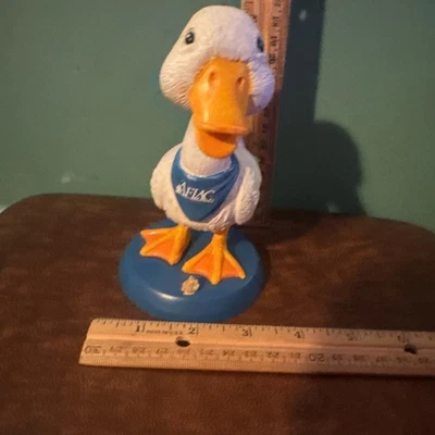 Aflac Duck 摇头公仔复古广告宣传吉祥物 5.5 英寸高 — 第 1/4 张图片