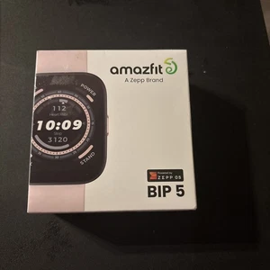 Amazfit Bip 5 Smartwatch and Fitness Tracker | Pastel Pink | Open Box - Picture 1 of 5