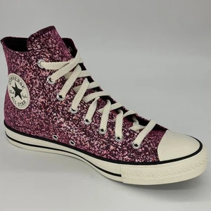New CONVERSE Sneakers Womens 11 Purple Glitter All Star Chuck Taylor A11137C - Picture 1 of 6