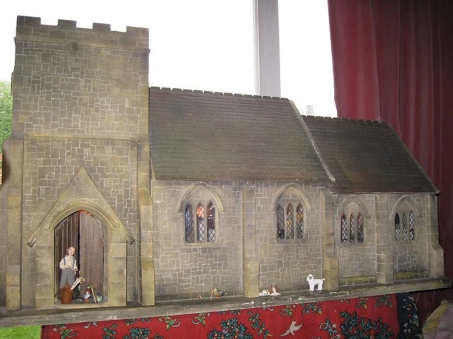 Dolls House 1/12 Scale Village Church Kit Including Extension Dhd039ex