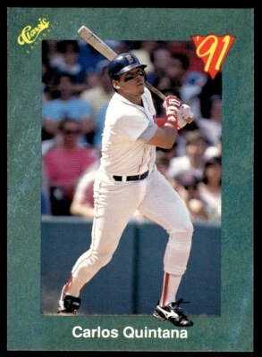 1991 Classic III #T75 Carlos Quintana - Boston Red Sox - Image 1 of 2