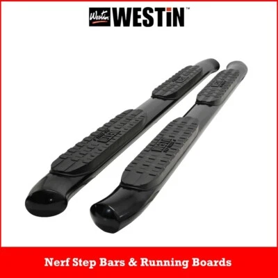 Westin Pro Traxx 4" Oval Nerf Step Bars for 2021-2024 Ford Bronco 4 Doors - Image 1 of 4