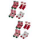  8 Pairs Christmas Socks Cotton Child Xmas Slipper Stockings Ankle