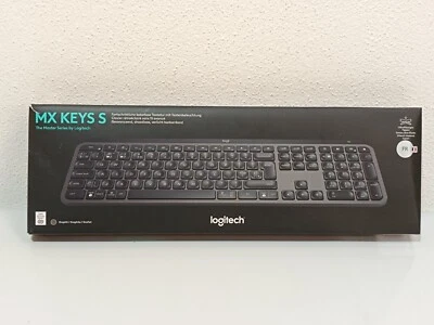 Logitech MX Keys S - Graphit, Französisches AZERTY-Layout Tastatur Bluetooth_1_6 - Bild 1 von 4