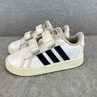 ADIDAS Grand Court 1 Classic Sneakers Toddler Size 7K White Black EF0118