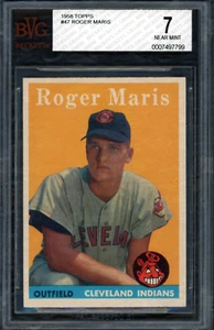 1958 Topps #47 Roger Maris Rookie HOF BVG 7 - Picture 1 of 2
