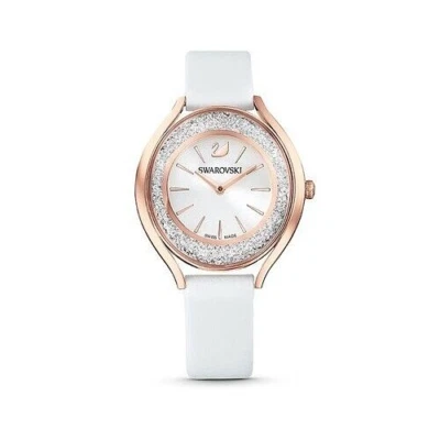 Swarovski 5519453 Crystalline Oval Rose Tone White Dial Women's Watch - Image 1 of 3