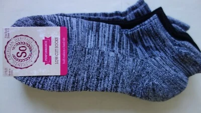 Paquete de 3 calcetines de corte bajo SO Performance Tab talla 9-11 grises y negros $10 Foto 1 de 3