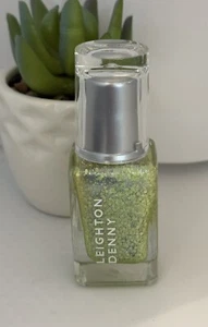Leighton Denny Nail Polish Ferocious Nail Art Green Glitter 12ml Full Size New - Picture 1 of 3