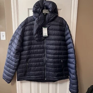 Lesmart Men's Down Hooded Puffer Jacket Packable Lightweight Water Resistant 3XL - Picture 1 of 4