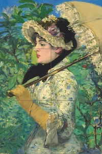 Mosaik Keramikplatte von Jeanne Spring Eduard Manet Malerei Backsplash Fliese  - Bild 1 von 3