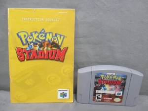 Nintendo 64 POKEMON STADIUM Videospielwagen + Bedienungsanleitung GETESTET N64 2000 - Bild 1 von 10