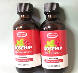 2- Pack Rosehip Seed Oil 60ml – 100% Natural for Face, Skin Care, Hair Care - Picture 1 of 4