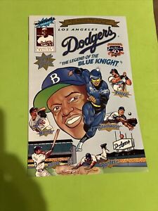 1997 Los Angeles Dodgers Comic Book Legend of the Blue Knight Jackie Robinson 