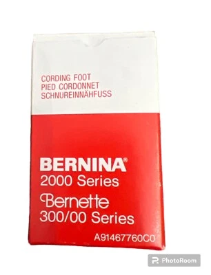 NIB Bernina Cording Foot 2000 Series Bernette 300/ 100 A91467760CO - Image 1 of 3