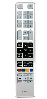 MARKENLOS CT-8035 TV-Fernbedienung f??r Toshiba 32D3453DB 32 W3453DB 40L3451DB 40L3453DB