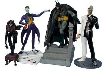 Juego de figuras de acción Yamato BATMAN Kia Asamiya onda 1-Murciélago, Dos Caras, Joker, Catwoman N Foto 1 de 4