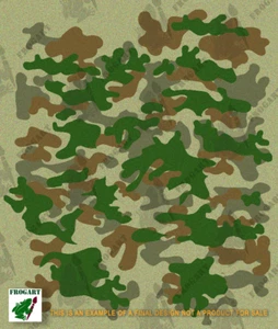 Classic Camo Pattern High Heat Vinyl Stencil Kit 11"x13" (3) Sheets For Cerakote - Picture 1 of 5