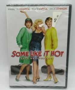 SOME LIKE IT HOT - 50TH ANNIVERSARY DVD MOVIE, MARILYN MONROE, JACK LEMMON, WS - Picture 1 of 2