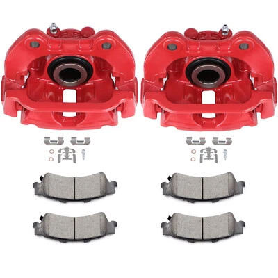 Pinzas de freno traseras y pastillas de cerámica para Chevrolet Silverado 1500 1999-2003 Foto 1 de 4