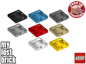 LEGO - Teil 10247 - Platten 2x2 mit Stiftloch + NEU + FARBE / MENGE WÄHLBAR - Bild 1 von 9