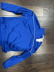 Adidas Royal Blue Aeroready 1/4 Snap Fleece Pullover Mens Size Extra Large - Picture 1 of 2