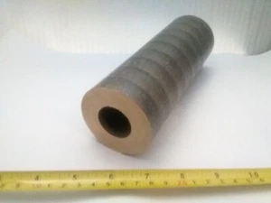 7" de largo RODAMIENTO BRONCE VARILLA HUECA STOCK 2-1/2"/64mm OD x 29.5iD 16.5mm pared Dd30 - Imagen 1 de 3