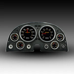 1963-1967 Corvette Analog Gauge Dash Panel Intellitronix AP2000 Made In USA - Foto 1 di 8