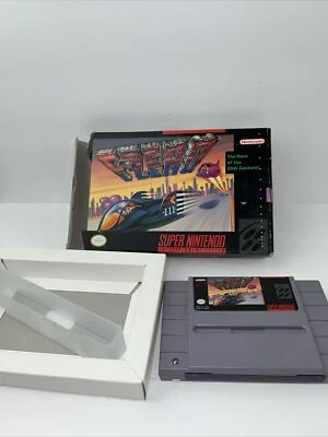 F-Zero for Super Nintendo Game, Insert, Dust Cover No Manual - Image 1 of 4