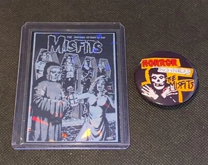 Misfits Custom Holofoil Poster Card & Pin Lot - Picture 1 of 5