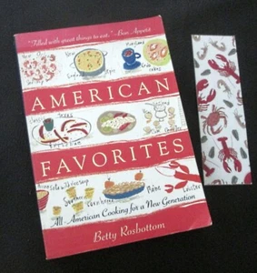 American cooking BETTY ROSBOTTOM cookbook American Favorites 1st ED W/BOOK MARK - Bild 1 von 3