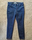 Old Navy Womens Super Skinny Mid Rise Elastic Waist Jeans Size 12 Short