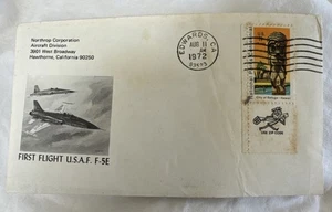 First Flight U.S.A.F. Sobre postal F-5E - Imagen 1 de 5
