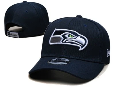 NEW ERA SEATTLE SEAHAWKS NAVY BLUE HAT MVP AUTHENTIC NFL FOOTBALL TEAM CAP NEW