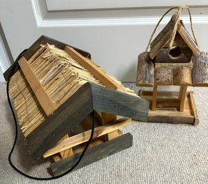 2 tolle VOGELHÄUSCHEN aus Holz 2 zum Preis von 1 Top TIPP! - auch einzeln! - Bild 1 von 13
