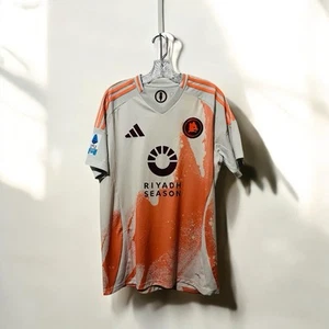 Adidas AS Roma 2024/25 Away Soccer Jersey IS5405 Mens Size Large - Picture 1 of 3