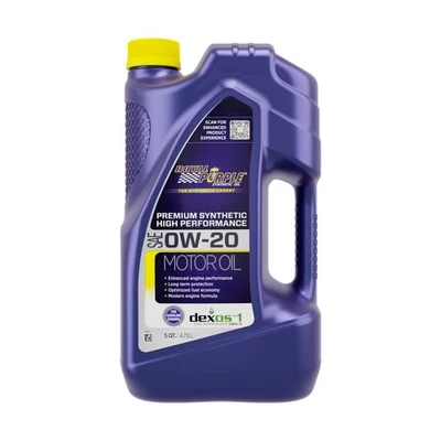 Royal Purple Motor Oil - 0W20 - Synthetic - 5 qt - Set of 3 - Изображение 1 из 3