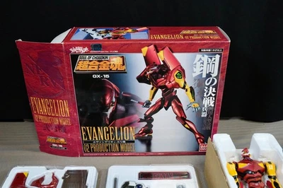 BANDAI Soul of Chogokin Evangelion 02 Production Model GX-15 Figure - Image 1 of 2