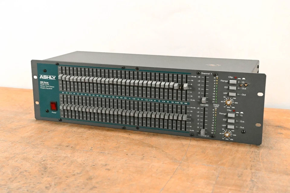 Ashly GQX-3102 2-Channel 31-Band Graphic Equalizer CG01SFG - Image 1 of 4
