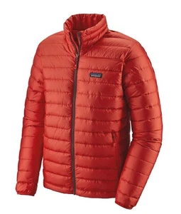 Patagonia Men’s XXL Full Zip Down Sweater Puffer Jacket Red 84674 - Picture 1 of 6