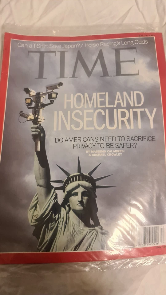 Vintage TIME Magazine May 13 2013 - Homeland Insecurity - Image 1 of 1