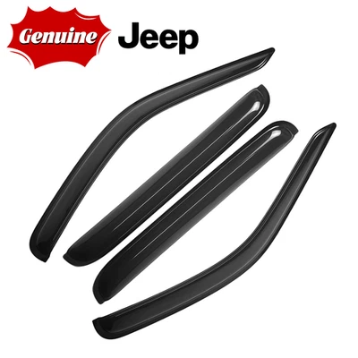 Подлинный козырек на окно Jeep Liberty 2002-2007 защита от дыма акриловый дефлектор дождя - Изображение 1 из 4